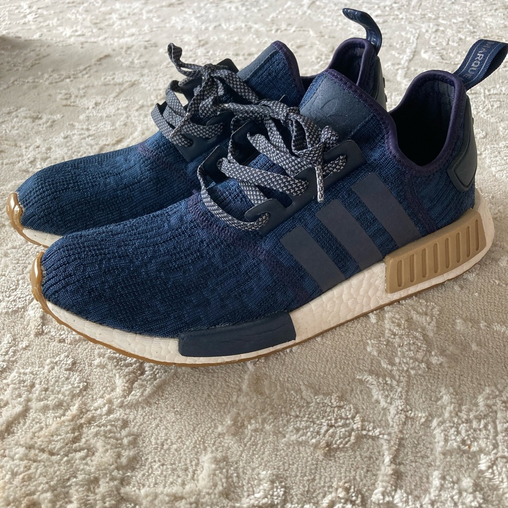 Adidas Navy and White NMD R1 Shoes Men’s 10